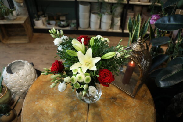 Klassisk kärleksbukett