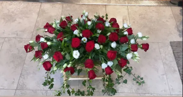 Bild på kistdekorationen Evig kärlek