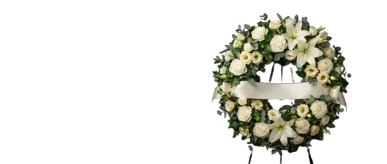 Image of funeral flower ring